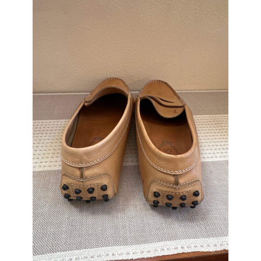 Tod's Gommino Brown Leather Driving Moccasins Loafers Tan Size 39/ 7.5-8 - Picture 3 of 9